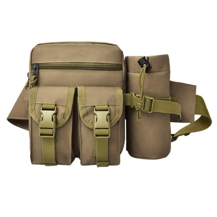 Portable Outdoor Tactics Militaire Pack Tactique Taille Sac Voyage Ceinture Bourse Bouilloire Pochette SAC A DOS DE RANDONNEE