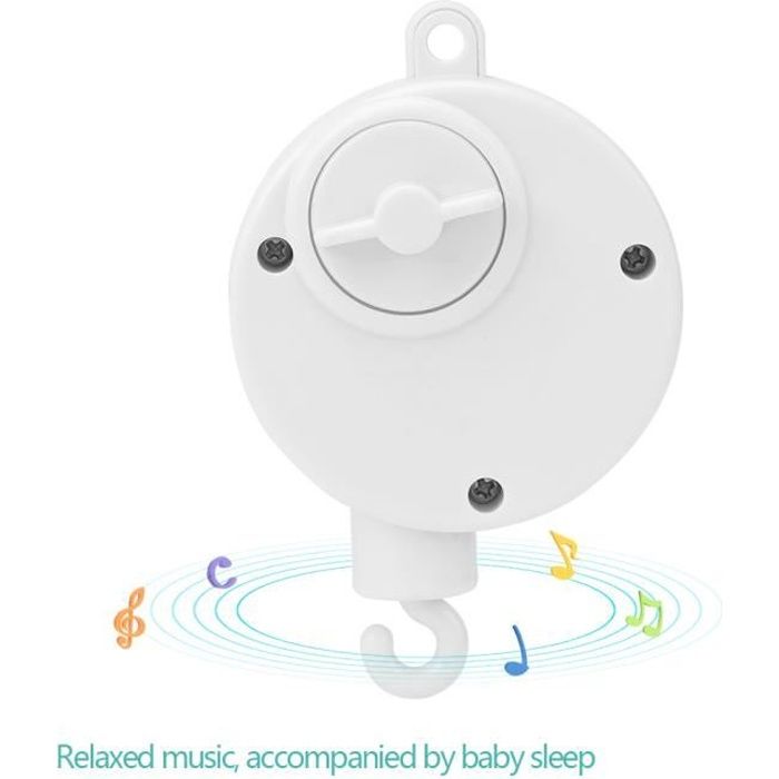 Bébé enfant en bas âge mobile lit de bébé jouet mouvement d'horlogerie boîte à musique bébé cloche cintre