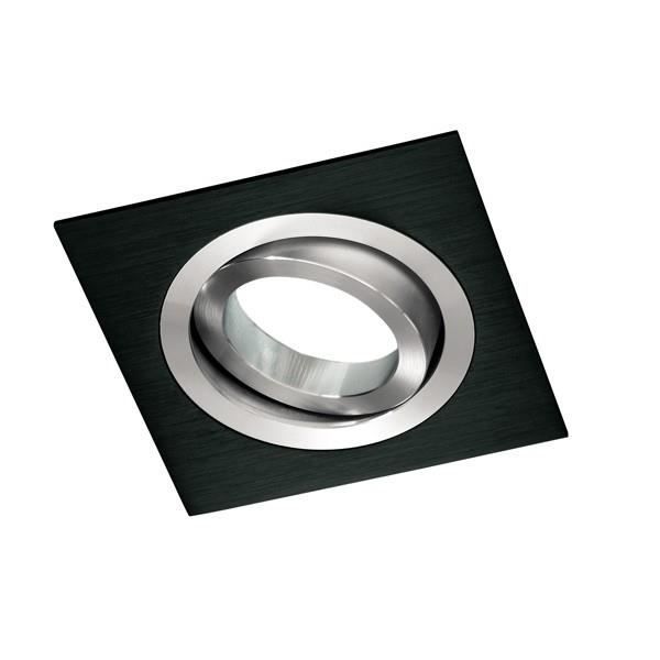 Spot encastrable CLASSIC carré noir. Wonderlamp