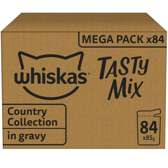 Meilleurs prix pour Boite d'alimentation - patee d'alimentation - nourriture humide - nourriture molle Whiskas - 443319