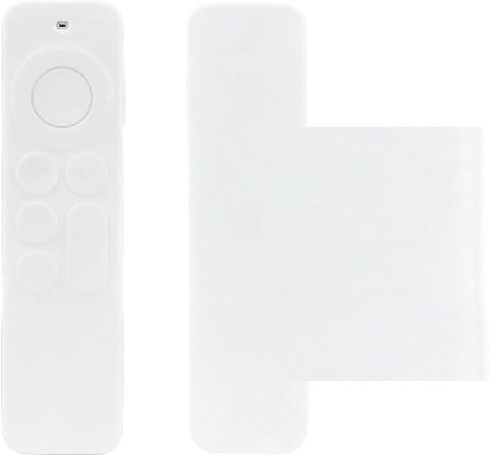 Support Magnétique Télécommande Silicone 6 Pack - Adhérence Forte Pour Dos Courbé Et Bords Arrondis, Ultra-Fin Noir
