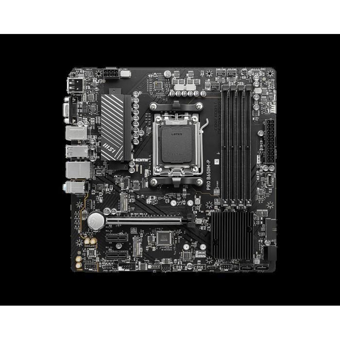 Carte mère MSI PRO B650M-E AMD B650 Socket AM5 2xDDR5 SDRAM 128 Go Micro ATX - Msi