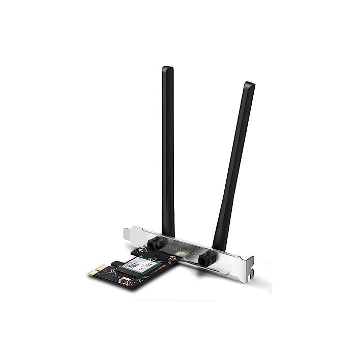 Carte PCIe Wi?Fi Mercusys MA80XE AX3000 Wi?Fi 6 Bluetooth 5.2 .2 Dual?band Neuf - vue 5