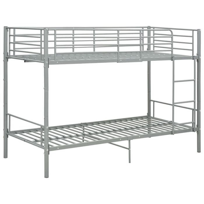 Lit superposé - VIDAXL - SALE 2025 - Métal - 90x200 cm - Charge : 280 kg