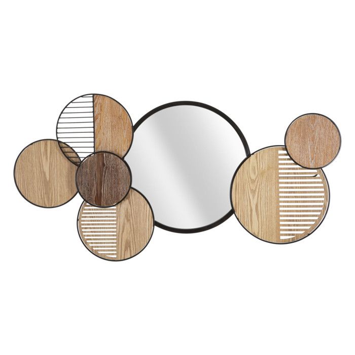 Miroir en métal Woody 123.2 x 4.4 x 63.5 cm
