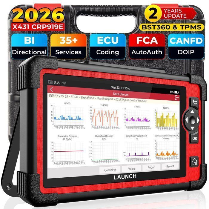 Launch X431 CRP919E Bi-directionnel Valise Diagnostic Complet du système avec 31+ réinitialisation obd2 Diagnostic français