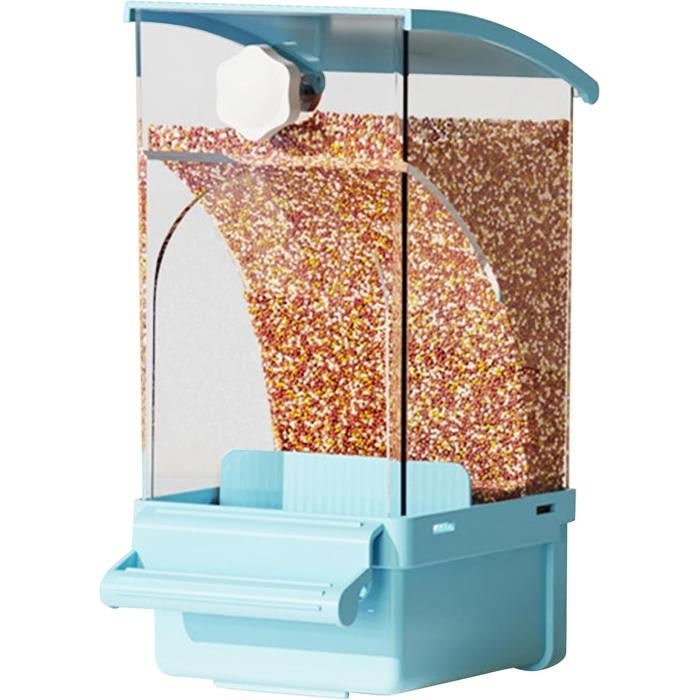 Mangeoire à oiseaux pour cage - Distributeur de friandises transparent fournitures pour pinsons perruches perroquets