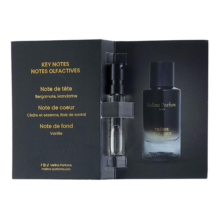 Melina Parfums Trésor Dafrique Extrait de Parfum pour homme 2mlaq