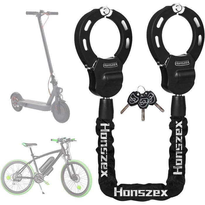 Antivol Vélo Chaîne Titanker – 3 Pieds De Long – Neuf Avec Clés – Ultra Solide