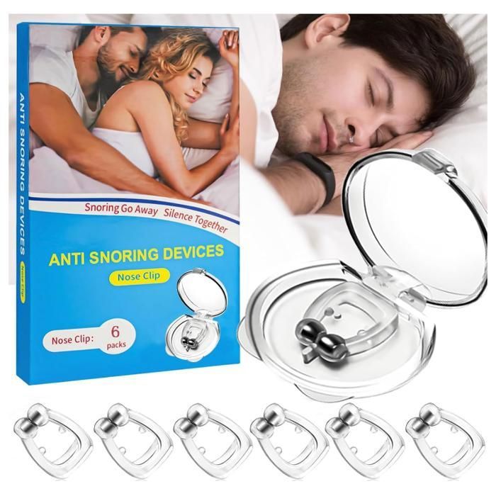 Clip Nasale In Silicone Anti Ronfaggio - Aiuto Per Il Sonno Silenzioso - A5