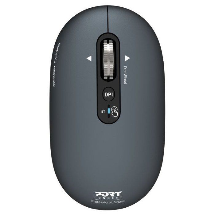 Souris Sans Fil PORT Connect Pure Color – Bluetooth/RF 2.4 GHz, 3200 DPI, 5 Boutons - vue 5
