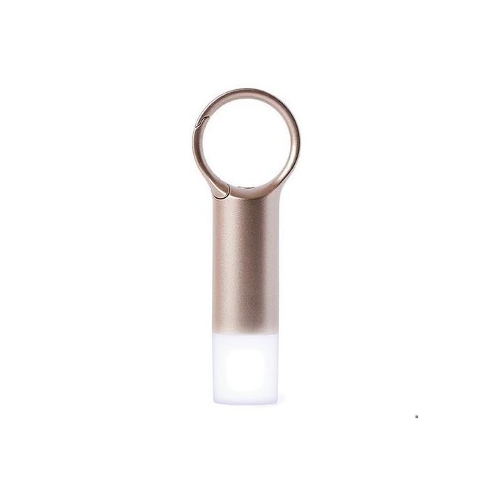Porte-Clés Led Lexon Nomaday Flash Doré Avec Éclairage Pour Smartphones