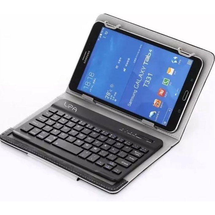 Clavier Bluetooth Lipa pour tablettes avec housse Clavier sans fil pour tablettes Clavier Bluetooth Universel 10 à 11