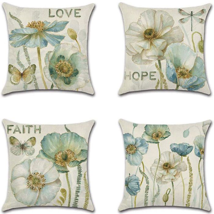 Housse de coussin imperméable extérieur housse de coussin hydrofuge coussin décoratif canapé coussin décoratif canapé housse de co
