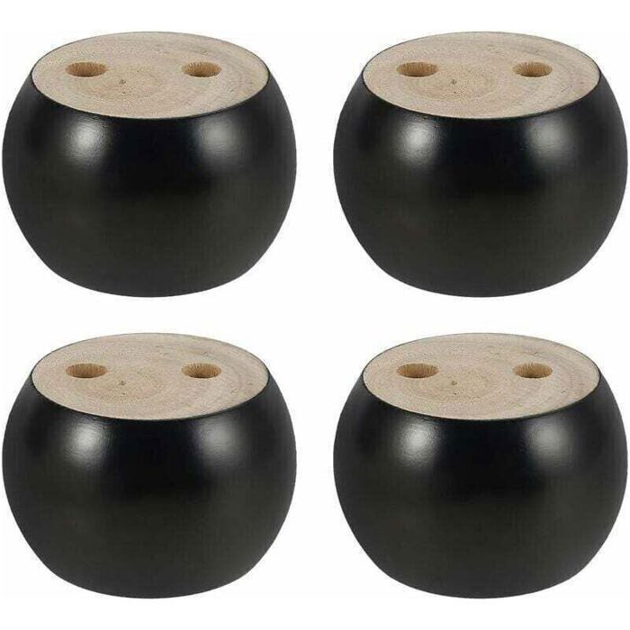 Pieds de meubles ronds - Anti humidité Bois deucalyptus - Remplacement de meubles - 5cm x 8cm Pieds de meubles ronds - Anti humidité Bois deucalyptus - Remplacement de meubles - 5cm x 8cm