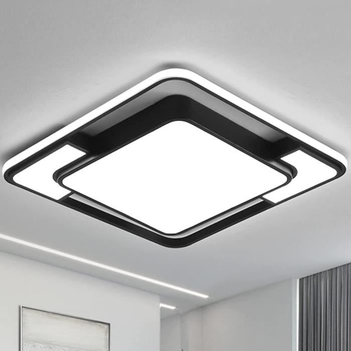 Plafonnier LED Extérieur Mathea - Noir - IP54 - 8,2W - Pour Terrasse, Jardin, Balcon - Moderne