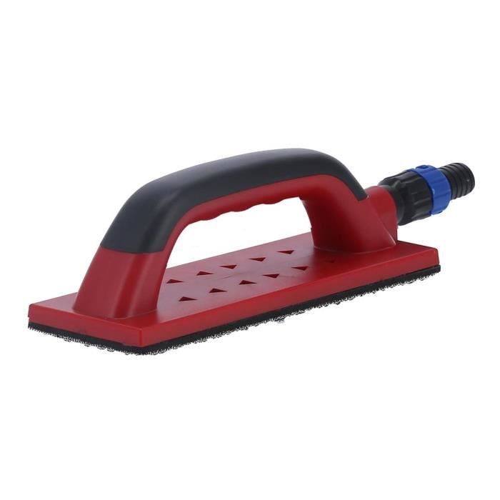Ponceuse à Main Akozon 200x70mm Bloc Éponge Ponçage Sans Poussière - Idéal Bois, Métal Et Cloisons Sèches