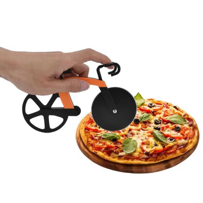 Coupe-Pizza de vélo en acier inoxydable, couteau à pâtisserie