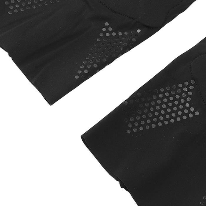 Genouillère Longue Compression Sport Homme - Protection Respirante, Taille L, Vert - Paire Pour Basketball, Course, Fitness - 8