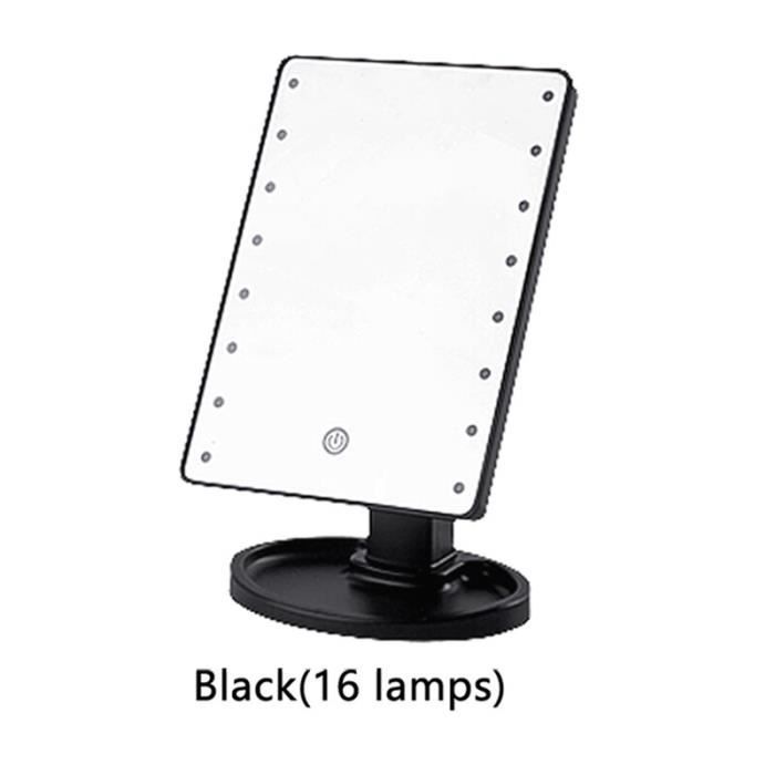 FASCNATE Mror De Maqullage Trple, Mror De Bureau Lumneux à LED