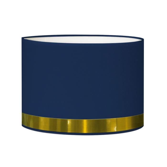 Lampe à poser, lampadaire droit coloris beige et métal coloris noir - D