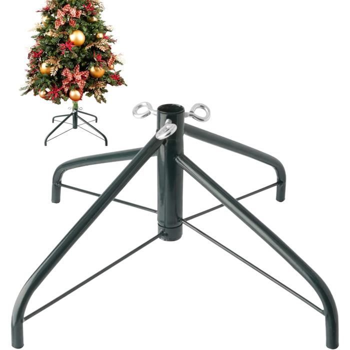 Support De Sapin De Noël Pliable En Métal Pour Sapin Artificiel De 45 Cm (Vert)[H1403 