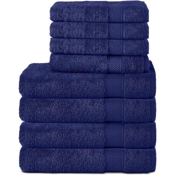 Serviette Compressée Fancyou – 100% Coton, 140x70 Cm, Lot De 5, Orange, Idéale Voyage Et Sport