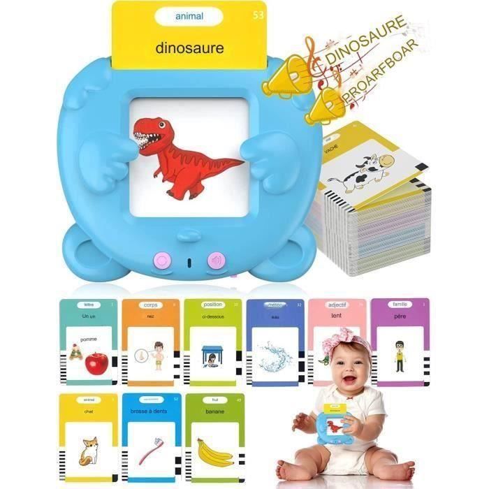 Jouets dapprentissage avec Français Cartes 112 Feuilles de 224 Mots Jouet Montessori Anniversaire Fille Garcon 1 2 3 4 5 6 Ans