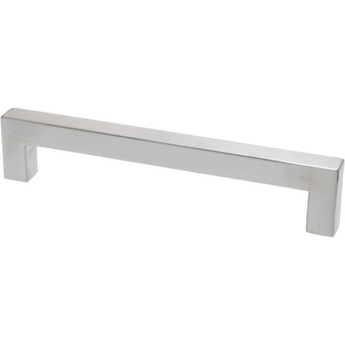 Poignées De Tiroir Nobilia Inox 44,5 Cm – Argenté – Neuves Pour Cuisine Design
