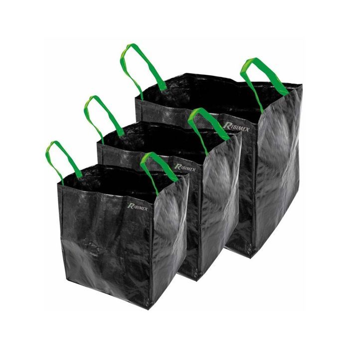 LOT DE 3 SACS MULTIFONCTIONS POUR TRANSPORT DES DÉCHETS VÉGÉTAUX