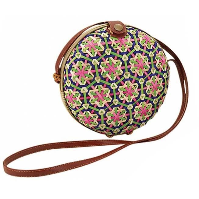 Sac rond en bambou outlet