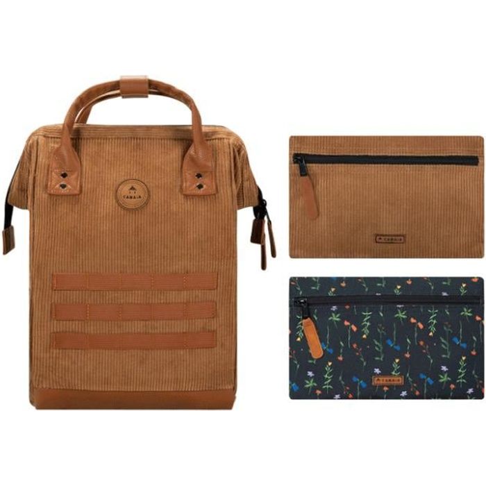 Sac à dos - Medium Adventurer - Dubai - Velours - 23L - Marron