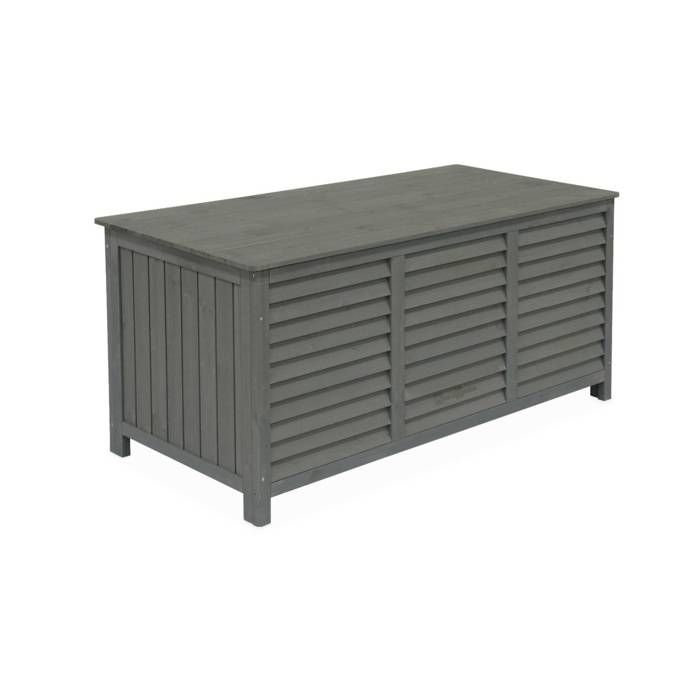 sweeek - Coffre de rangement bois de sapin 330L CASTILLE