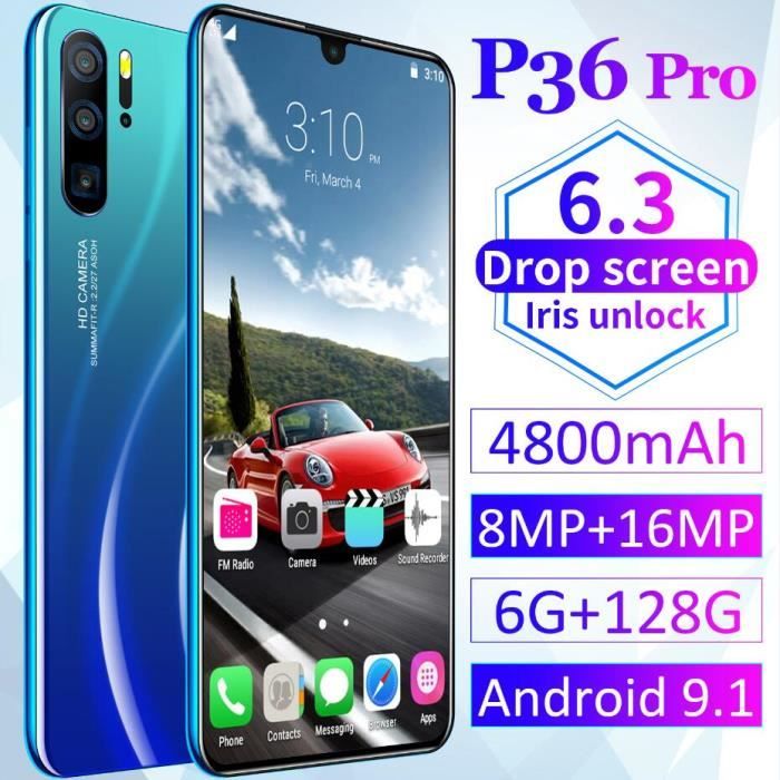 P36 Pro 6 3 Pouces Goutte D Eau Plein Ecran Version Mondiale