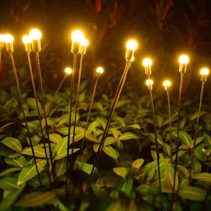 Guirlande Lumineuse Solaire Étoile 75 LED - IP65 Étanche - Lot De 2 - Pour Jardin, Noël