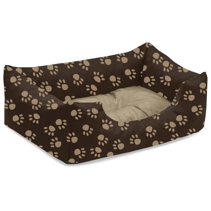 Comparer les prix de BedDog MIMI lit pour chien,coussin,panier pour chien [S env. 55x40cm, SAND-DOG (braun/beige)]