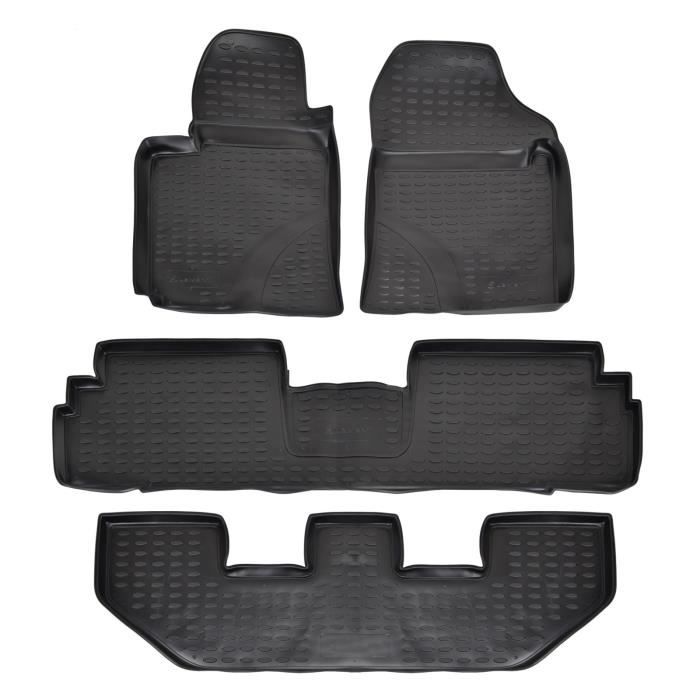 Tapis De Sol 3D En Caoutchouc J&J Automotive Pour Corsa D 2006-2014 | Protection Intégrale Anti-Dérapante Noir