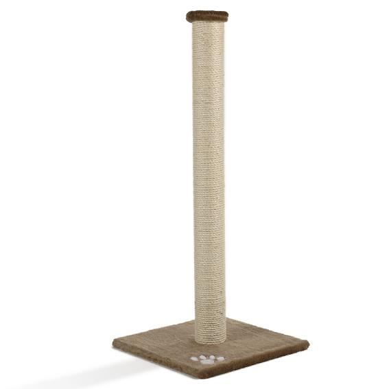 Tronc A Griffer Pour Chat Gina Xl Brun 40x40x90 Cdiscount Animalerie