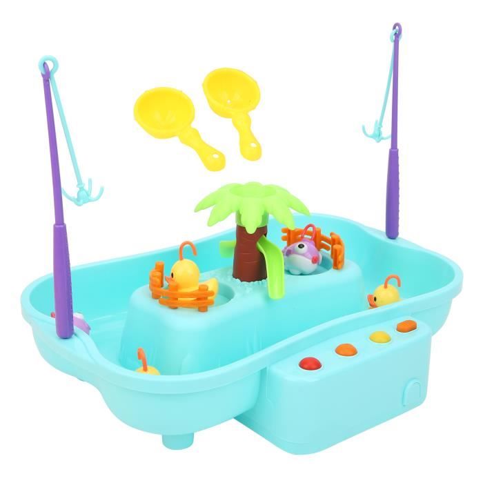 ZJCHAO Jouet de pêche électrique Baignoire de Jeu de Pêche Électrique Crochet Rotatif Jouet Éducatif Enfants avec Effet de