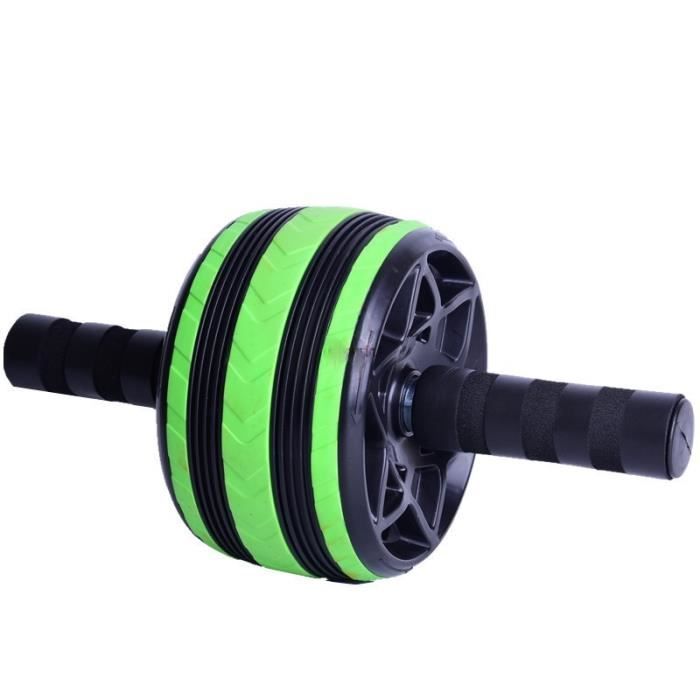 Rouleur Abdominal Avec Roue – Fitness à Domicile – Noir & Rouge