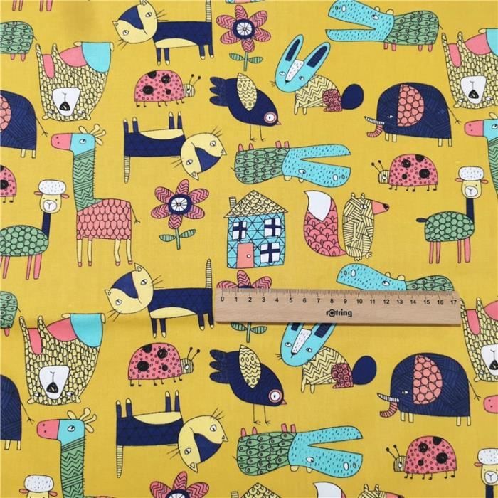 Tissus Chat Licorne 100 Coton Tissu A Coudre Tissu Fait Main Bricolage Patchwork Textile Tissu Quilting Gros Type 22 50x80cm Cdiscount Beaux Arts Et Loisirs Creatifs