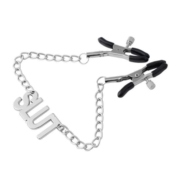 Pinces à seins en métal pour couples, Bsie M, Bondage Sex Games, Sex