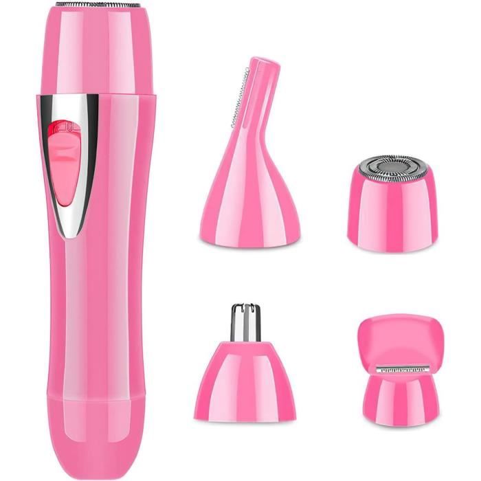 Rasoir Électrique 4 En 1 Pour Femme - Rechargeable Sans Fil - Épilateur Indolore - Neuf