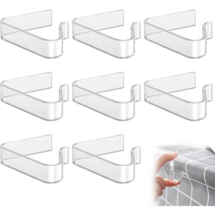 Clips De Nappe Uxcell – Pinces Acier Carbone 32 Mm – Noir – Lot De 8
