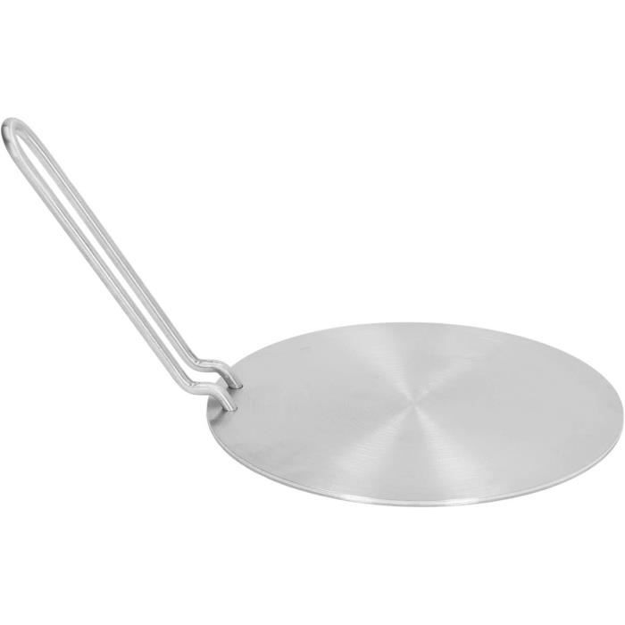Adaptateur Pour Plaque Induction - Diffuseur De Chaleur Inox 20cm - Poignée Amovible - Pour Casseroles Non Inductives