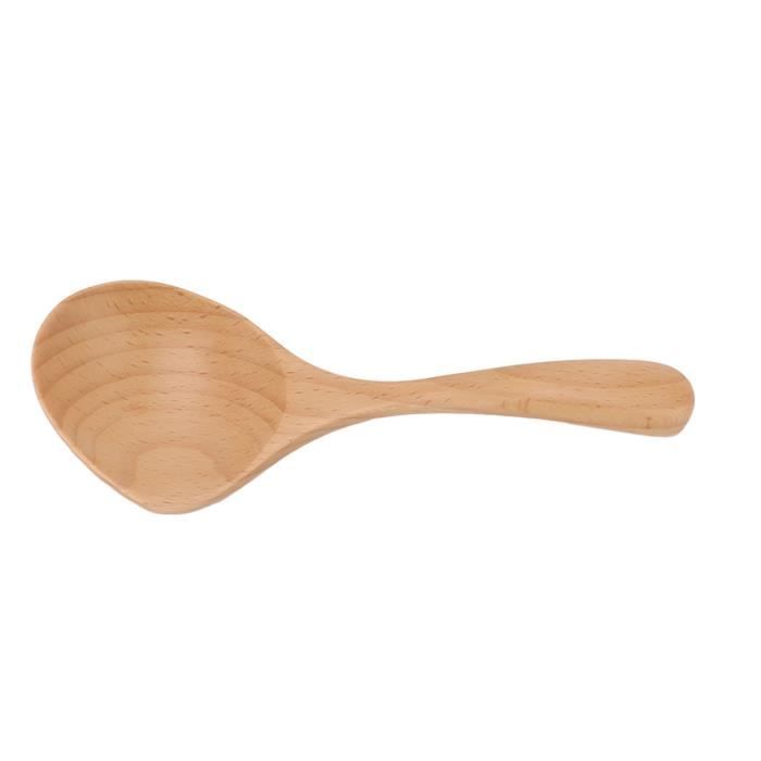 URB cuillère à soupe en bois Cuillères en bois fabriquées à la main, résistantes aux hautes