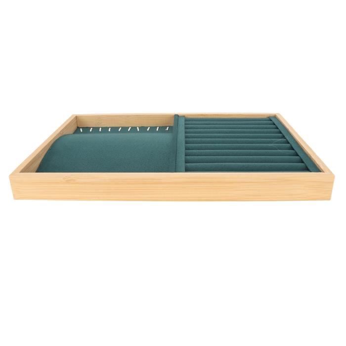 Organiseur De Bijoux Empilable - 2 Plateaux Gris à Compartiments Pour Tiroir - Rangement Pour Boucles D'Oreilles, Bracelets, Bagues - Protection Contre La Poussière