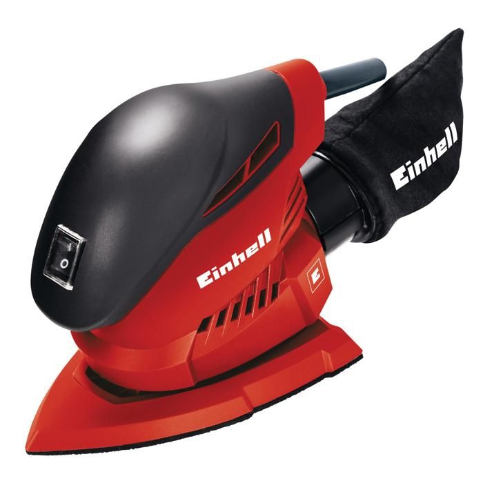 Ponceuse Delta EINHELL TH-OS 1016 - 100W - 24000 min-1 - Rouge - Electrique  - Cdiscount Bricolage