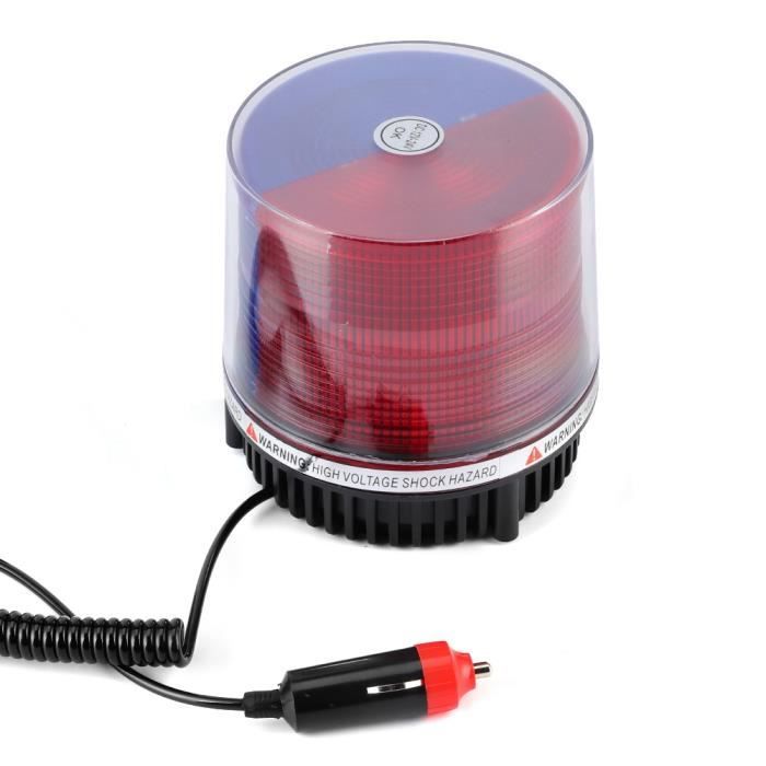 Feu Freinage Stroboscopique LED Orange - 12-14V Pour Voiture, Remorque, Bateau