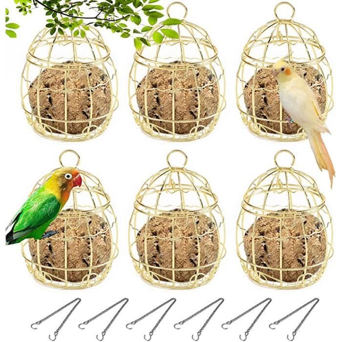 Meilleurs prix pour Mangeoire à Oiseaux - HAOPYOU - Porte Boule de Graisse - Métal - Extérieur